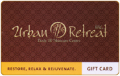 Urban Retreat spa gift card