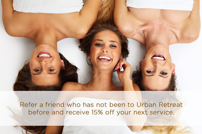 Refer A Friend And Receive 15 Off My Urban Retreat